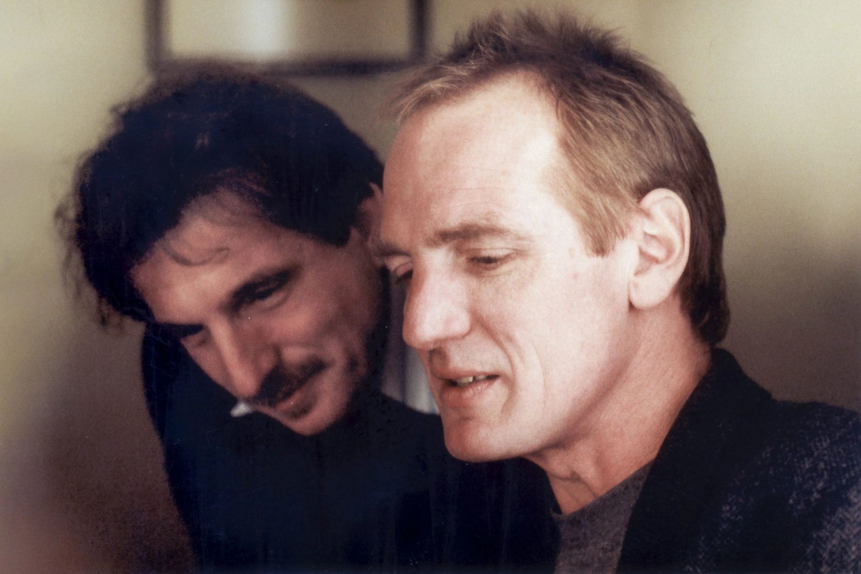 Frans Bromet und Manfred Stelzer auf Sylt, Vorbereitung für »Himmelsheim« 1988, Archive Beatrice Stammer